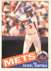 1985 Topps Baseball Cards      067      Rafael Santana